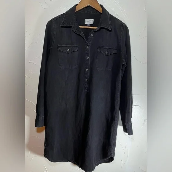 open lace back dress Alembika Panama Oversized Shirt Dress, Denim Denim / 3 (US 10-12)